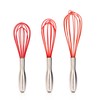 Jillmo Whisk, Silicone Whisk Set,3 pack(8.5"+10"+11.5")