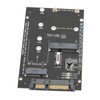 M.2 to SATA Converter Adapter, SATA M.2 + MSATA to