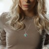 INFUSEU Healing Stone Tree of Life Necklace for Women Funny