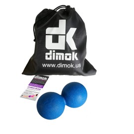 dimok Massage Balls Myofascial Release Pressure Trigger Point Therapy Feet Back Neck Roller Deep Tissue Massage Tools- Peanut Spiky Double Single Lacrosse Ball