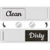 Oxepleus Dishwasher Magnet Clean Dirty Sign, Farmhouse Rustic Wood Design