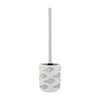 Wenko Aquamarin Toilet Brush Holder, Ceramic, Beige, 10 x 40