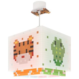 Dalber Children's Pendant Light Little Pixel Animals