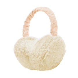 Uoimky Ear Warmers, Earmuffs Women's Winter Foldable and Adjustable Plush Earmuffs Comfortable Soft Ear Protection Warmers Earmuffs for Men and Women, White