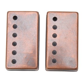 2 Pack Electric Guitar Humbucker Double Row Humbucker Pickup Cover, Guitar Rustic Humbucker Pickup Cover Pickup Cover Copper Guitar Pickup Frame Pickup Cover Guitar Pickup Shell