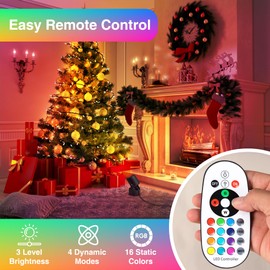URTOM 6W RGBW Up Lights Indoor Christmas Spotlight Indoor LED Color Changing Uplighting Indoor with Remote 120V Spot Lights Indoor Plug in Floor Spotlight Indoor for Plant Picture Party, 4 Pack