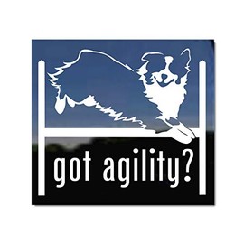 Agility Dog Agility Aussie Vinyl Window Decal Sticker