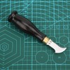 Fydun Leathercraft Edge Creaser Sandalwood Wooden Handle Fan Shaped Edge