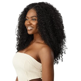 Outre Big Beautiful Hair Clip-In - 9pcs - Bohemian Curl 14" (CHOCOLATE BROWN)