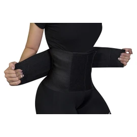 FELTER FITNESS Faja Doble compresión para Gym, con Varillas y Neopreno para Soporte Lumbar, Unisex (XL - CINTURAS DE 101 A 110CM)