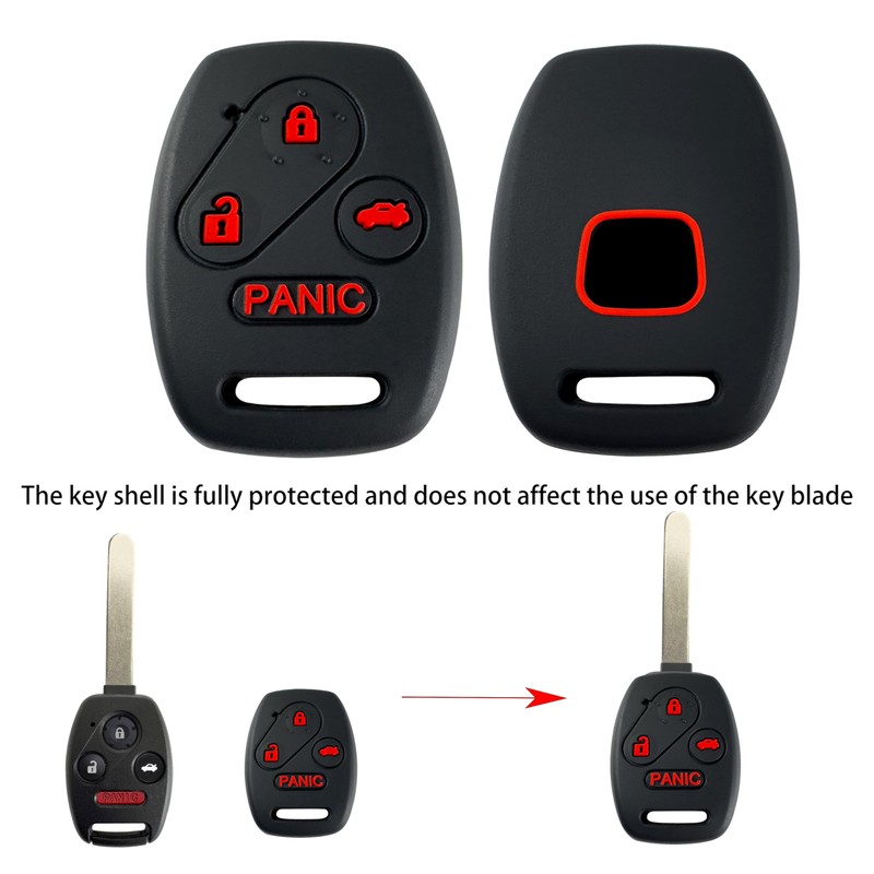 Kyhodsgn Key Fob Cover Shell for Honda 2003 - 2012