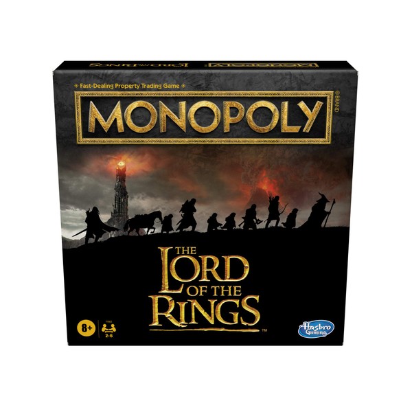Monopoly: The Lord of The Rings Edition Board Game Inspired by The Movie Trilogy, Family Games,, Ages 8 and Up ()