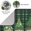 Saint Patrick's Day Dish Drying Mat 18x24 Inch,Four DwarfsAbsorbent Drainer