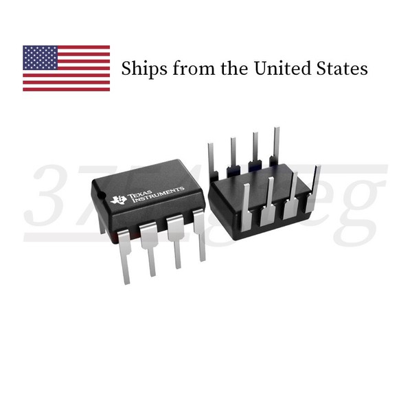 Texas Instruments 10pcs - NE5532P - Dual Low-Noise (5nV/√Hz) Op