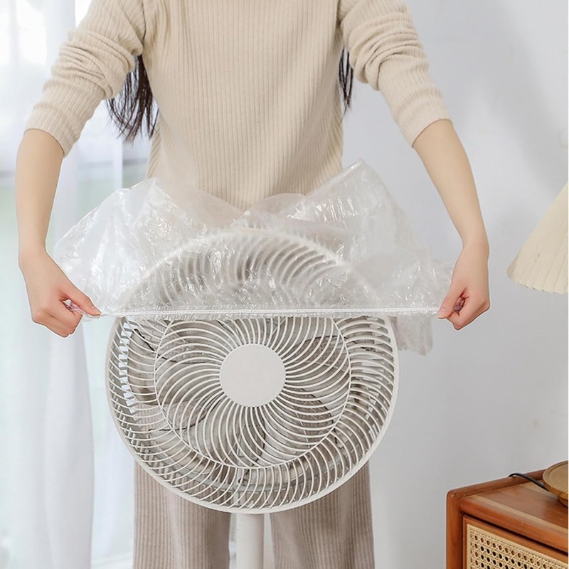 Pack of 10 Transparent Kitchen Appliance Dust Covers - Waterproof