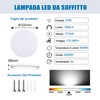 EXTRASTAR LED Ceiling Light 24 W, Modern 6500 K Cool
