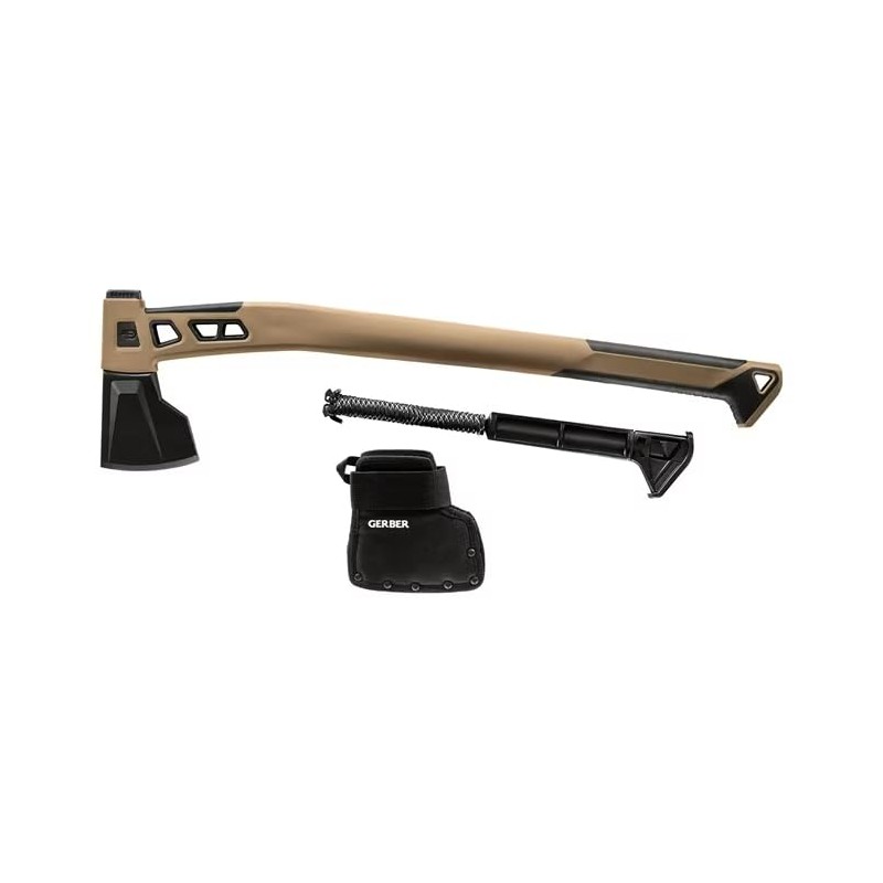 Gerber Gear Bushcraft Axe - Camping Survival Bushcraft Axe with