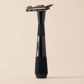 Leaf Shave Twig Razor + Blades - Black, 1 Razor + 5 Blades
