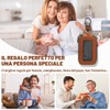 JYNXOR Portachiavi Auto in Pelle Sintetica - Custodia Universale Compatibile