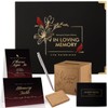 molekaus Cardinals Funeral Guest Book for Memorial Service Set