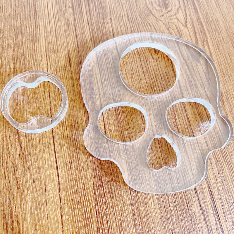 Skull Acrylic Bottle Opener Templates, Woodworking Router Template, Router Jig,