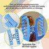 CHAOBANG Hair Clip Claw,Candy Color,6pcs Rectangular Colorful Hair Clips for