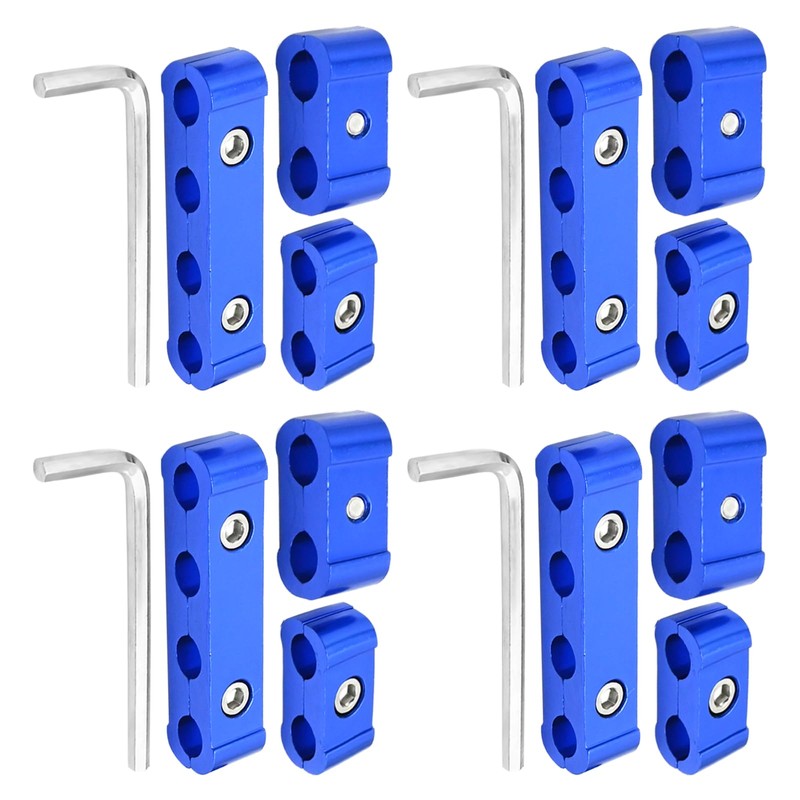 Hoypeyfiy 12Pcs Spark Plug Wire Separator Clamp Fitting Kit, 4