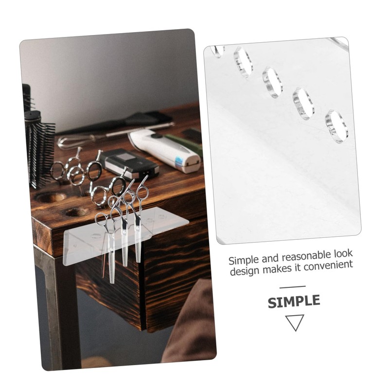 Healeved Professional Hair Stylist Scissor Rack Wall Mount Scissors Stand