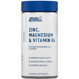 Applied Nutrition Applied Nutrition Zinc, Magnesium & Vitamin B6 with Ashwagandha Capsules - Natural Support for Hormonal Balance, Sleep Support & Stress Relief - 90 Capsules (30 Servings)