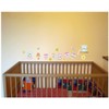 15 Piece Cute Owls Wall Sticker Set for Children's Bedroom