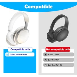Ultra Earpads Replacement Pads & Headband for Bose QuietComfort Ultra Wireless Headphones