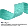 sourcing map Lightweight Polypropylene Webbing Strap 1" 10 Yards Water