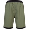 Lonsdale Men's Clennell Swimming Trunks, Black/Olive