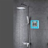 GXSTWU Digital Shower Timer Waterproof Bathroom Timer Clock, Touch Screen