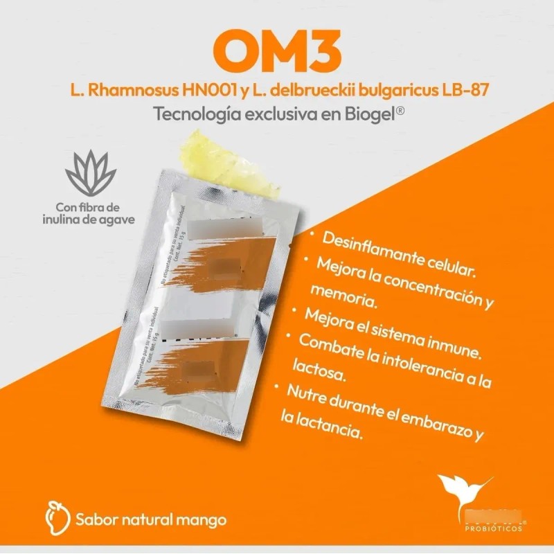 Probióticos Pavia Combo Digestión Freetx Om3