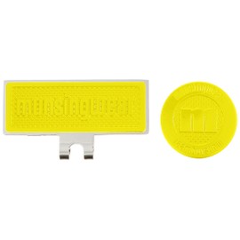 Munsingwear MQBVJX51 Golf Marker [ENVOY] Clip Mat Design, YL00 (Yellow)