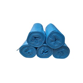 Abio Bin Liners, Rubbish Bags, Rubbish Bags for Catering, Industry, Production, Office, Construction (120 L, Blue, Pack of 25)