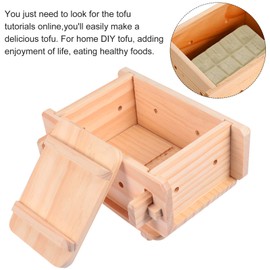 Wooden Tofu Maker Wooden Tofu Press Mould Tofu Maker Pressing Mold Cheese Maker Press Mold for Home Home Tofu Stamper