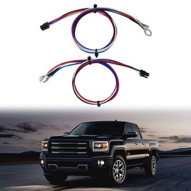 TIKSCIENCE 2Pcs Tow Mirror Wiring Harness Fit for Chevy Silverado 1500 2500HD GMC Sierra Truck 2014 2015 2016 2017 2018 Cargo Running Turn Signals Light