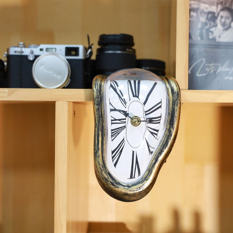 FAREVER Melting Clock, Salvador Dali Watch Melted Clock for Decorative