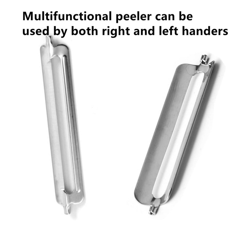 Selxran 5 Pcs Multifunctional Peeler Peeler, 55mm Stainless Steel Citrus
