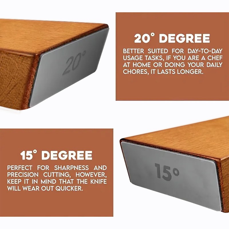 Knife Sharpener Kit- Rolling Knife Sharpening For Kitchen With Diamond