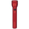 Maglite Heavy-Duty Incandescent 2-Cell D Flashlight in Display Box, Red