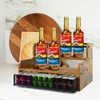 Coffee Syrup Organizer with Drawer - 3-Tier Countertop Coffee Station
