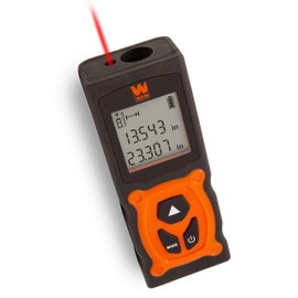 WEN 10130 Multi-Unit Compact Digital 130-Foot Laser Distance Measure with Backlit LED Screen