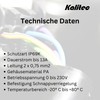 Kalitec Deutsch DT06-2S 2-Pin with Moulded 2 Metre PUR Cable