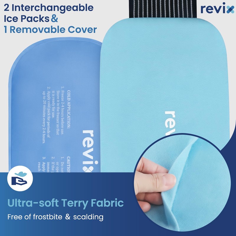 REVIX Gel Ice Packs Reusable 14" x 7" – 2