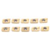 10Pcs Milling Inserts APMT1604 Cemented Carbide Yellow Coating Accessorie for