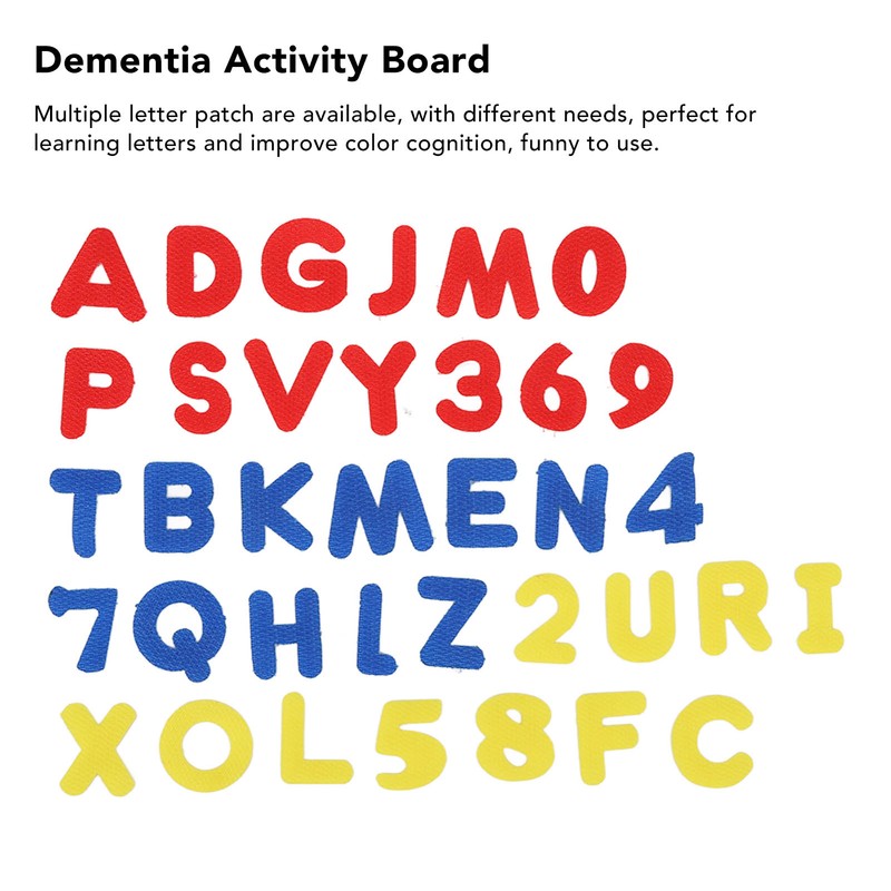 Elderly Activity Sensory Board Portable Zip Button Basic Skills Sensory