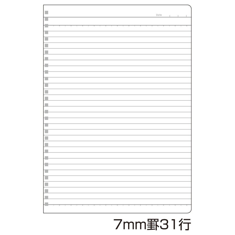 キョクトウ リングノート パペルール A罫 B5 PT105P ピンク